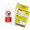 Hoarding-tag Kit, English, Black, Yellow, Red on White, 10 Hoarding-tag Holders, 10 Hoarding-tag Inserts, 1 Pen, Hoarding-tag INSPECTION RECORD